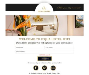 WiFi Marketing tại khách sạn D'Qua