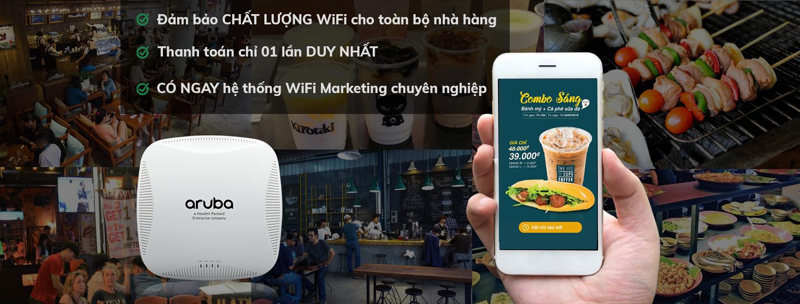 Sơ đồ tổng quan về giải pháp Wifi Marketing cho doanh nghiệp